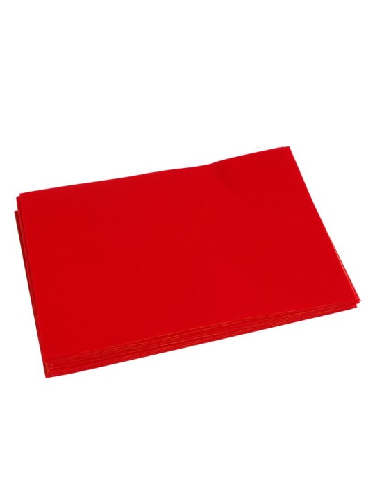 FEUTROUGE2 - Feutrine Rouge format A5 lot de 10